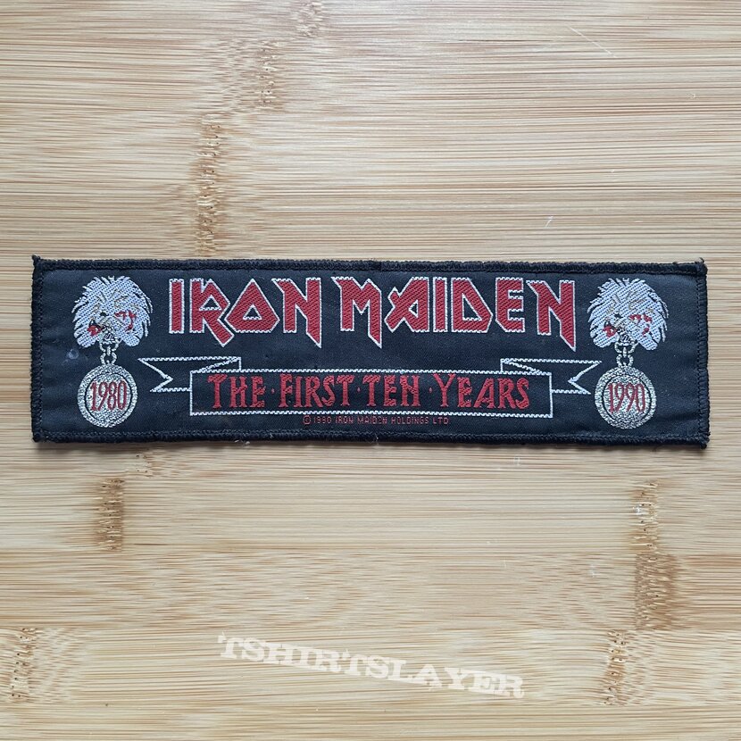 Iron Maiden - The First Ten Years (1990), strip patch