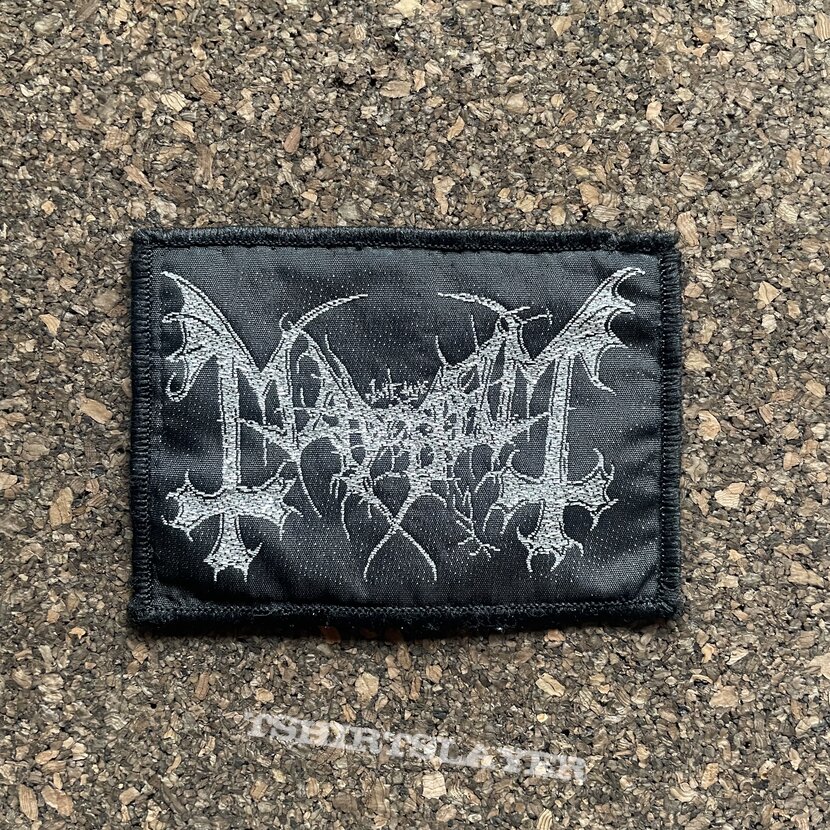 Mayhem - Glitter logo, patch