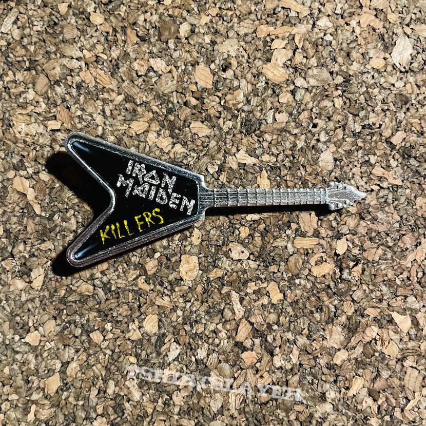 Iron Maiden - Killers, guitar pin