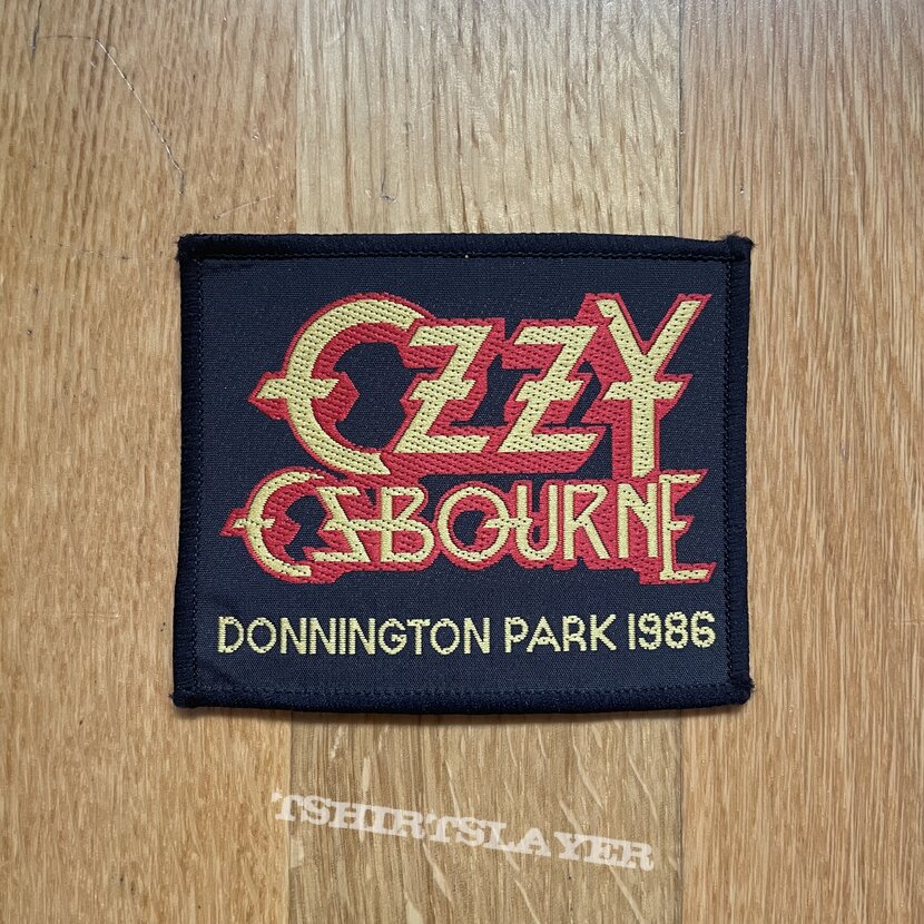 Ozzy Osbourne - Donnington Park 1986, patch