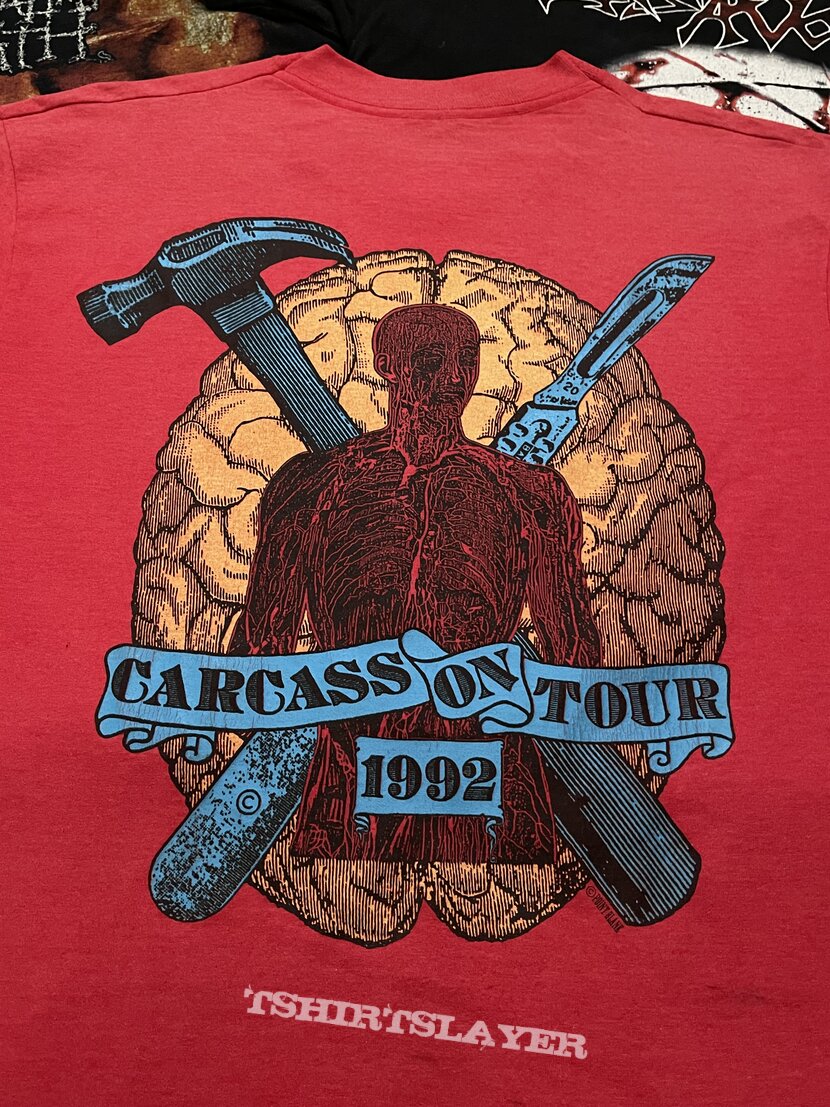 Carcass, Carcass on Tour 1992 TShirt or Longsleeve Carcass, Carcass on Tour 1992 TShirt or Longsleeve