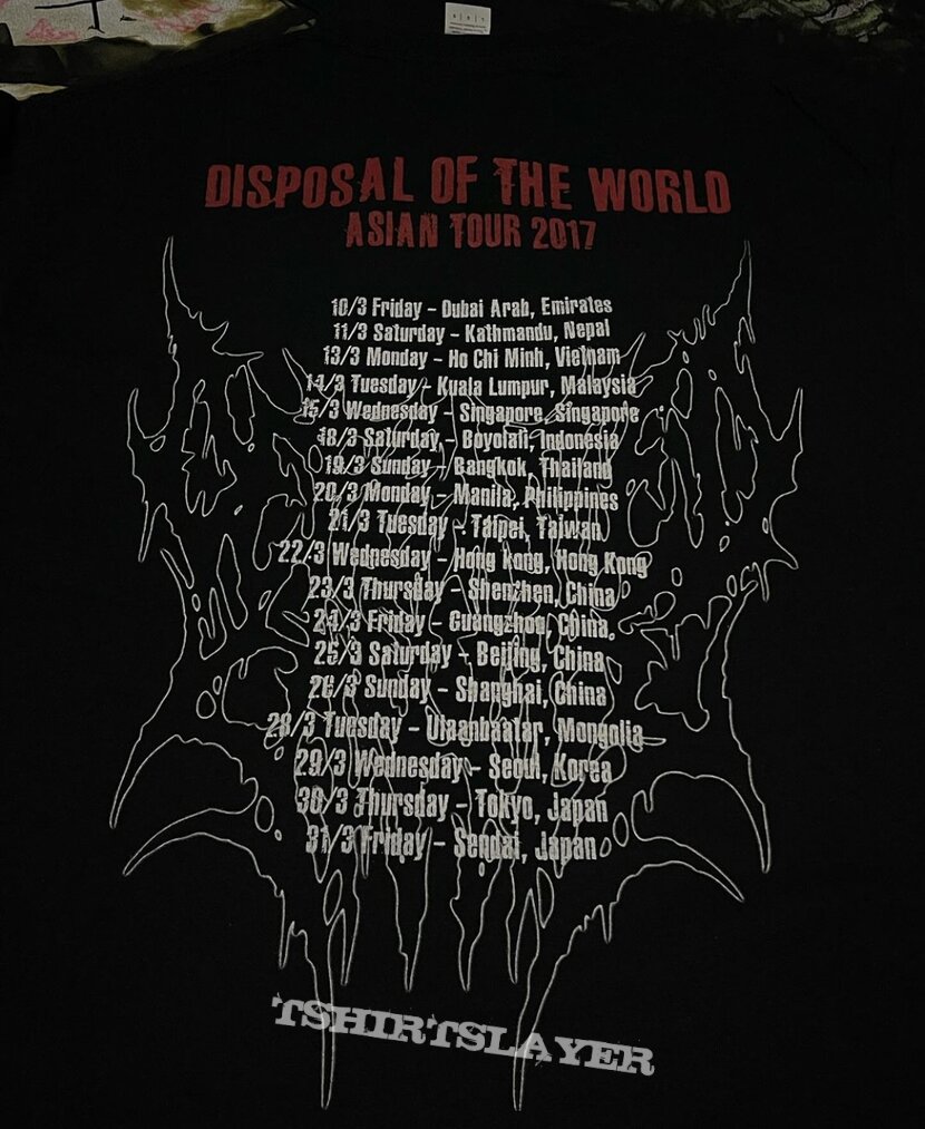 Defeated Sanity Disposal of The Dead 2016 Asian Tour Bangkok Signature Member Defeated Sanity Disposal of The Dead 2016 Asian Tour Bangkok Signature Member