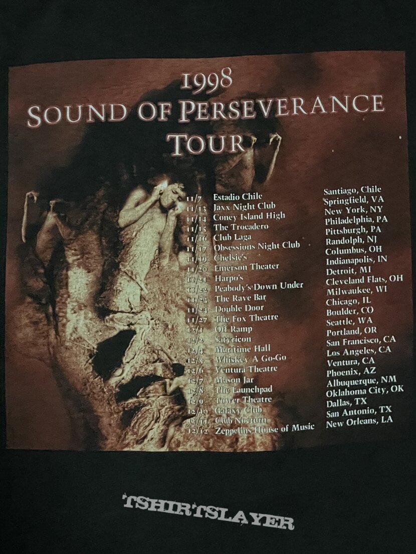 VTG Death Longsleeve The Sound of Perseverance Tour 1998