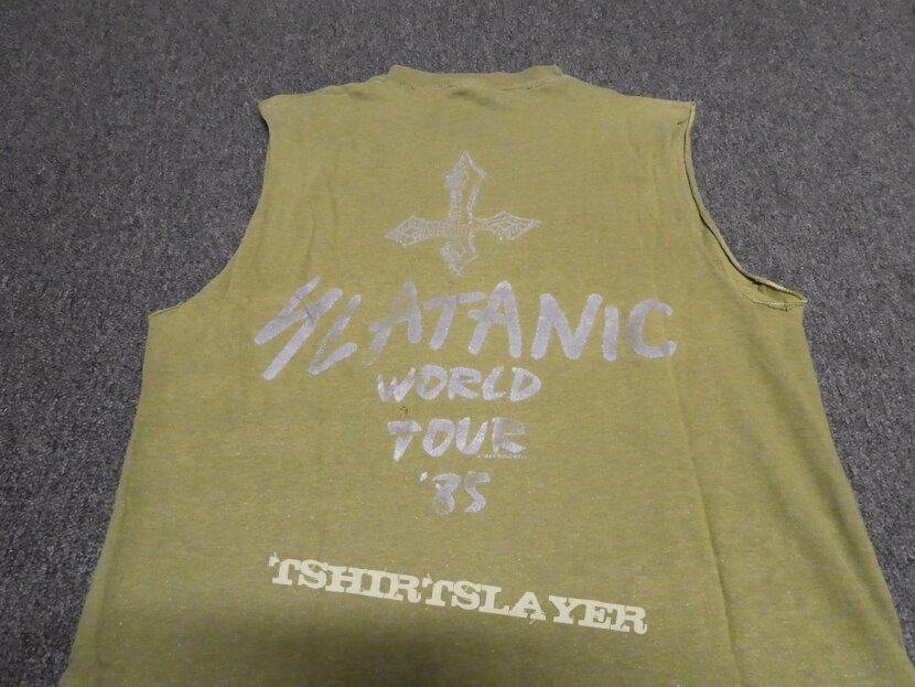 Slayer - Slatanic wehrmacht Worldtour &#039;85 (sleeveless)