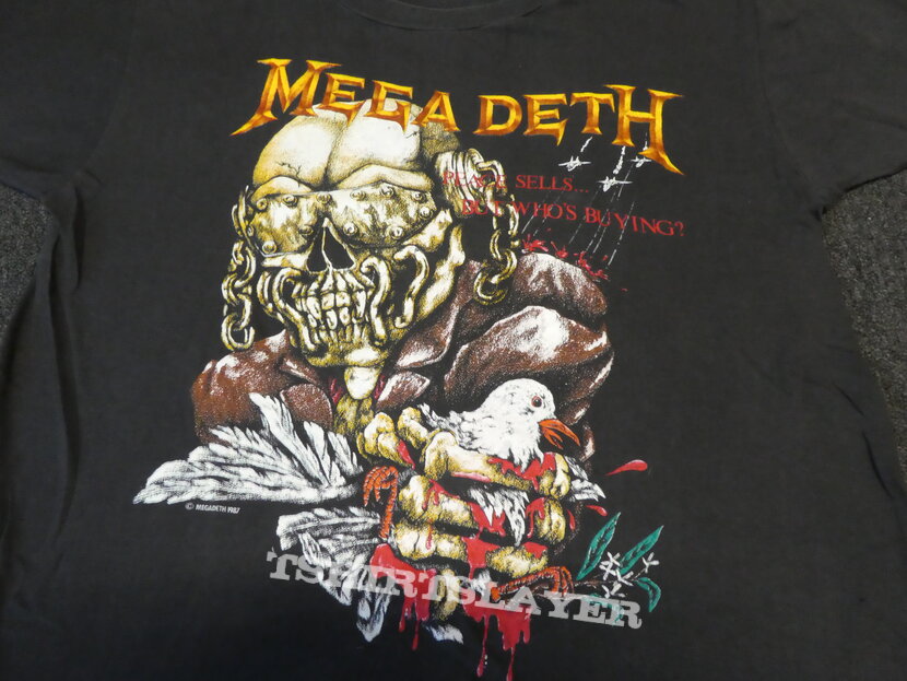 Megadeth - Peace sells but who&#039;s buying tourshirt 1987