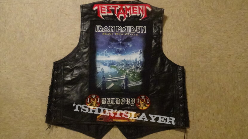 Iron Maiden Leather Battle Jacket Iron Maiden Leather Battle Jacket