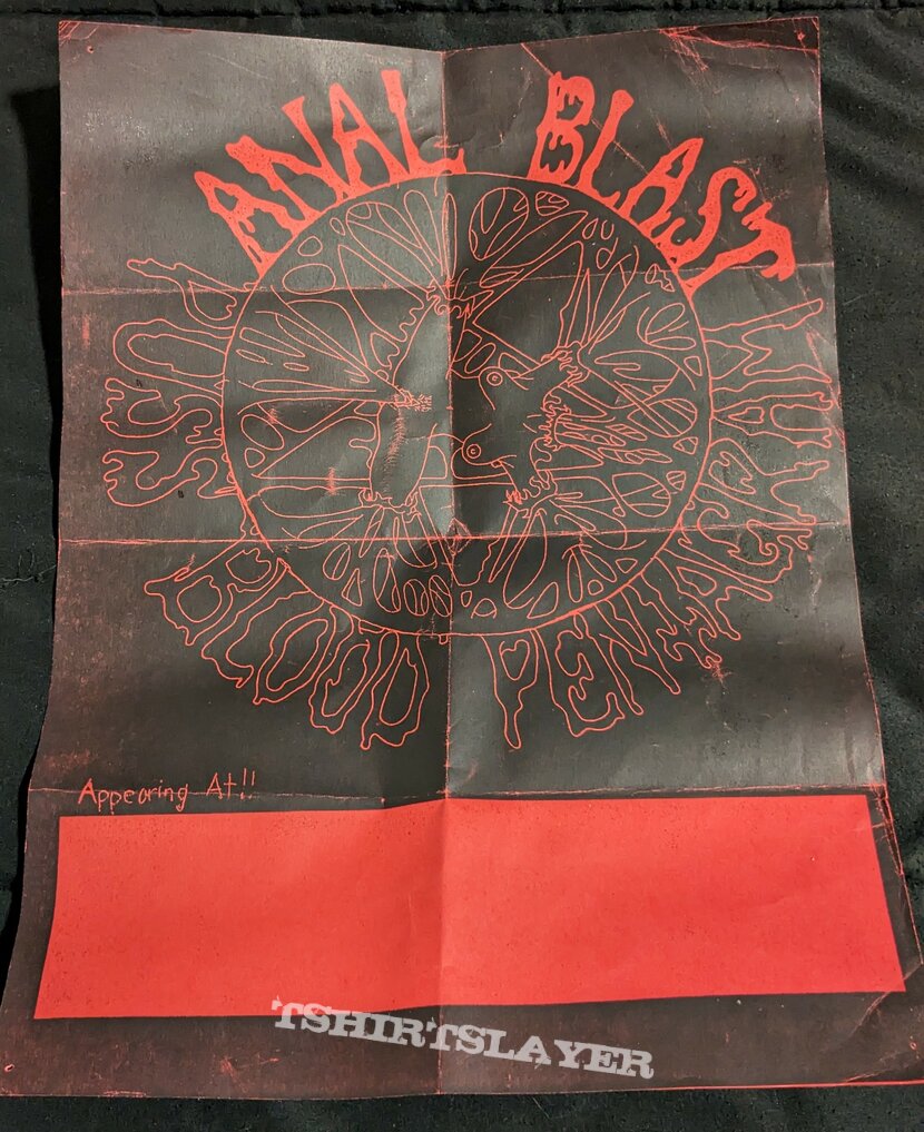 Anal Blast &quot;Puss Blood Pentagram&quot; Poster