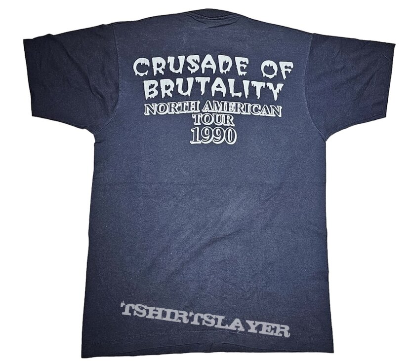 Death Crusade Brutality North America tour 1990 