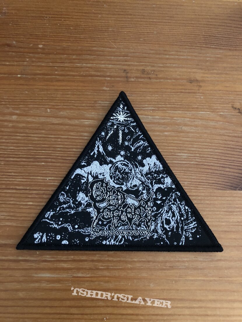 Old sorcery Sorrowcrown woven patch (black border)