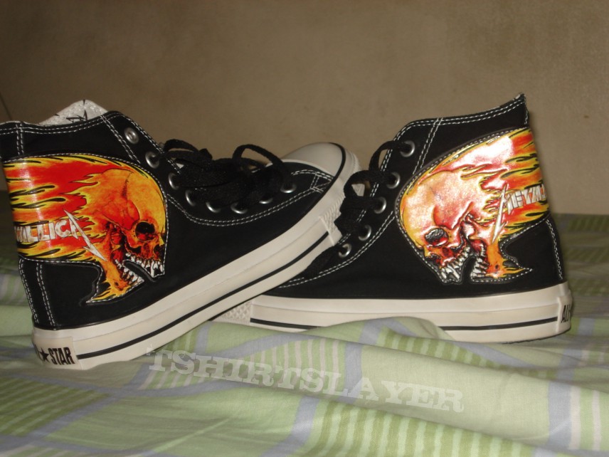 METALLICA Converse Chuck Taylor shoes | TShirtSlayer TShirt and  BattleJacket Gallery