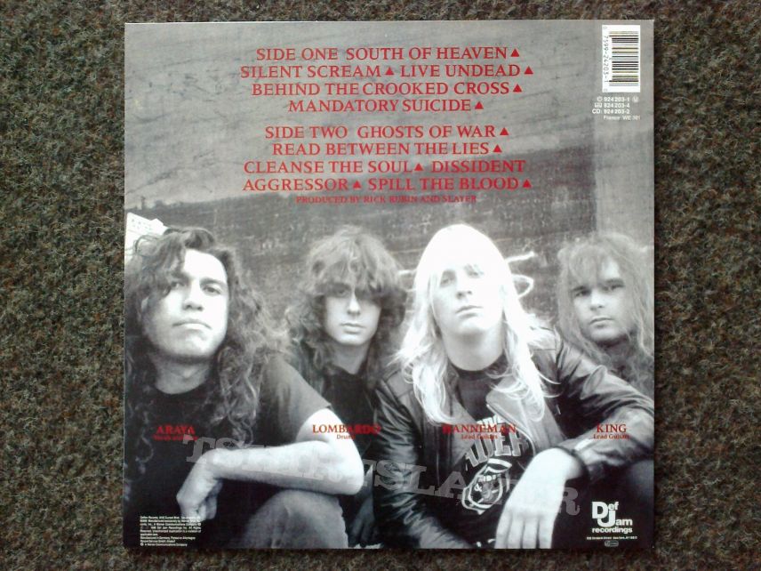 Slayer - South of Heaven LP