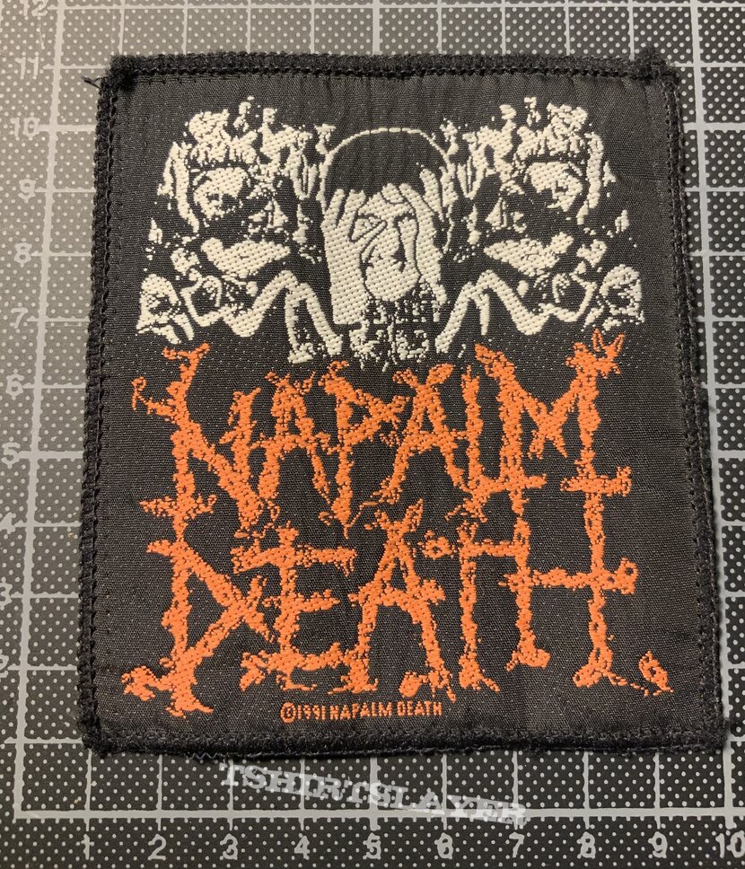 Napalm Death From Enslavement… patch - Napalm Death 1991