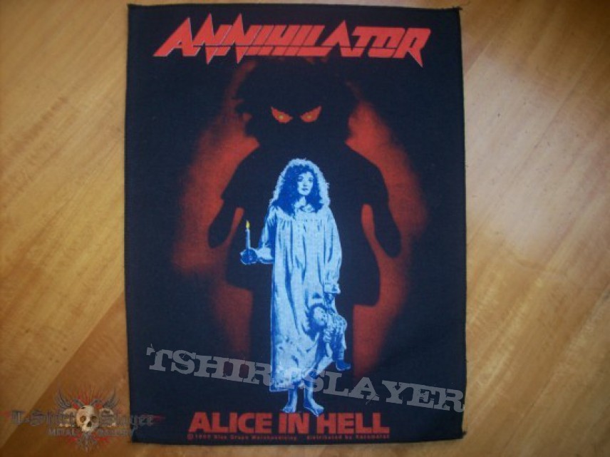 Patch - Annihilator - Alice In Hell old backpatch