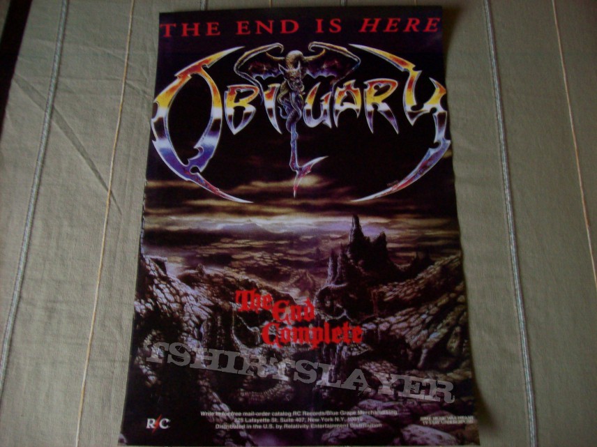 Other Collectable - Obituary - The End Complete promo poster