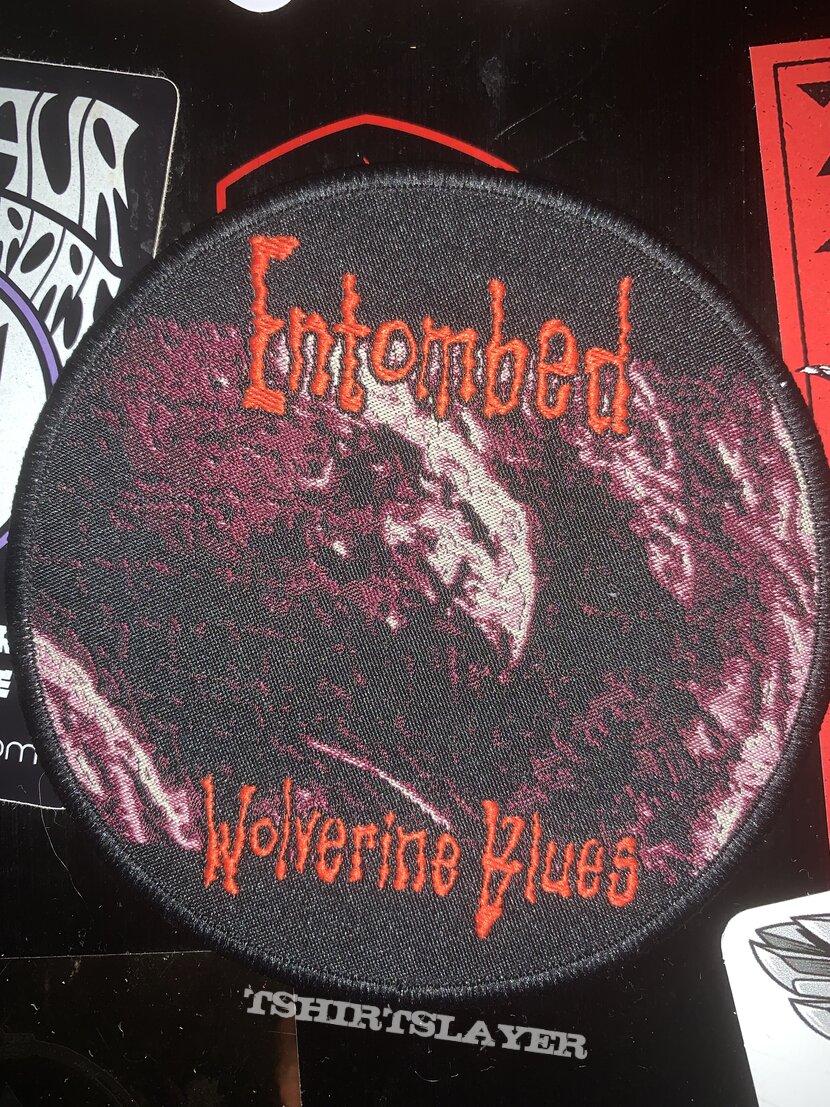 Entombed wolverine blues patch