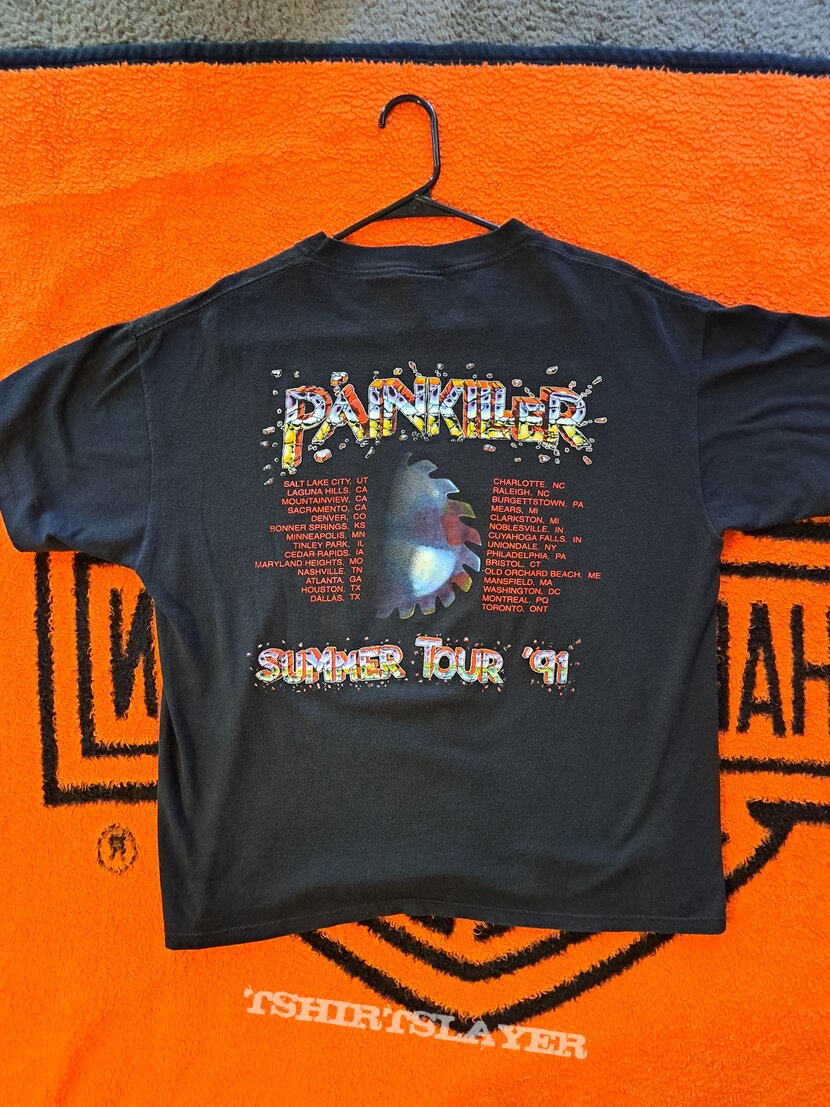 1999 judas priest painkiller tour shirt | TShirtSlayer TShirt and ...