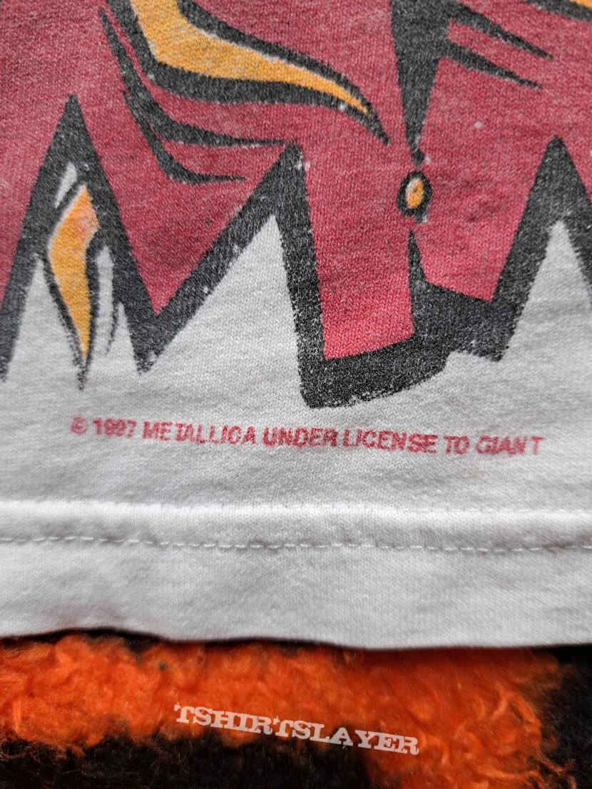1997 Metallica Fuel tour tee