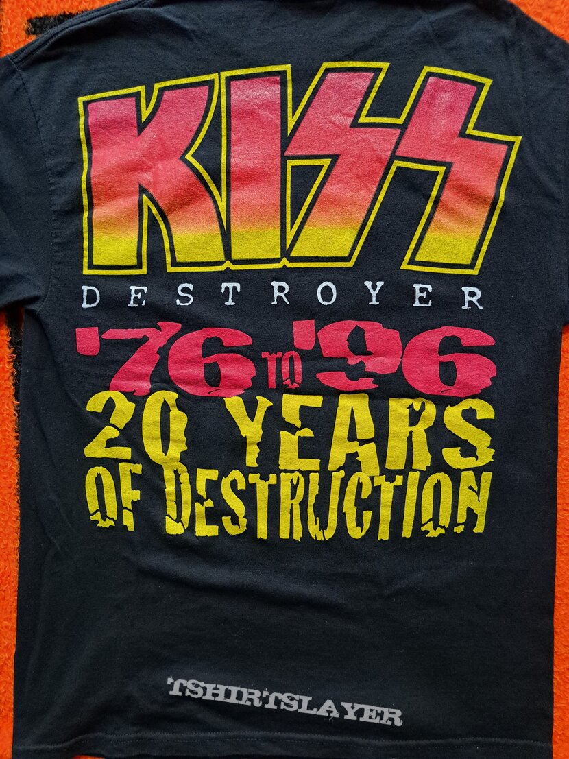 1996 Kiss destroyer tee 