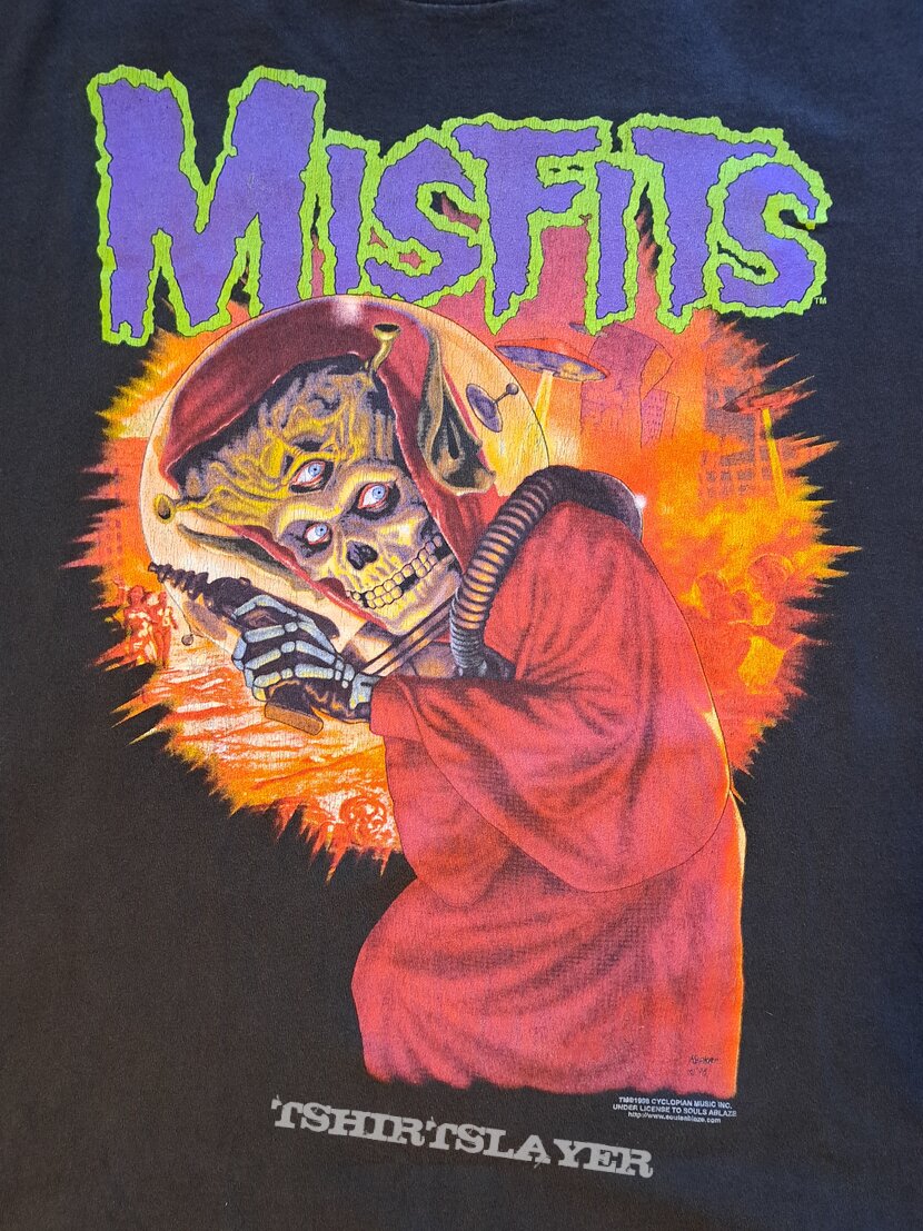 1998 misfits mars attack shirt