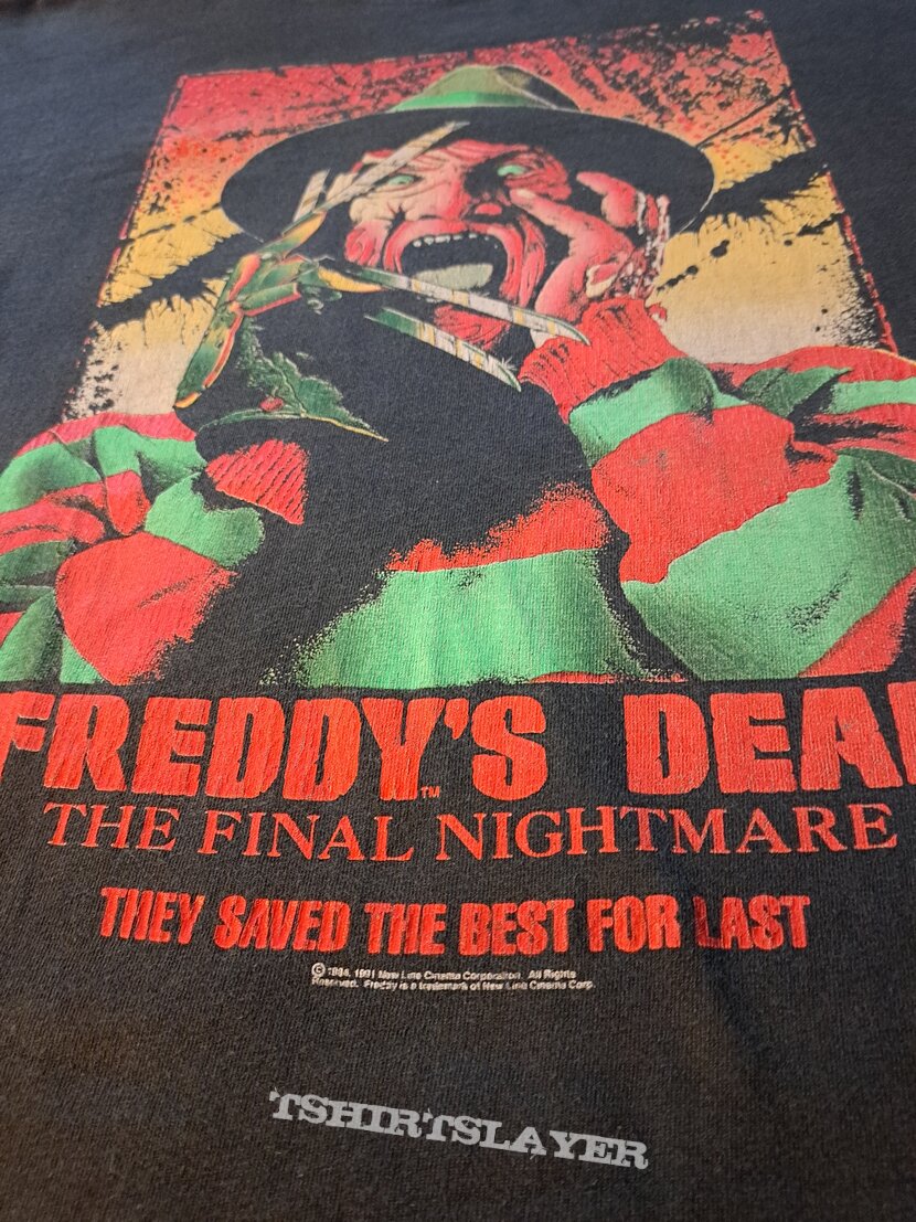 Freddys 1991 Freddy's dead promo tee  TShirtSlayer TShirt and BattleJacket  Gallery