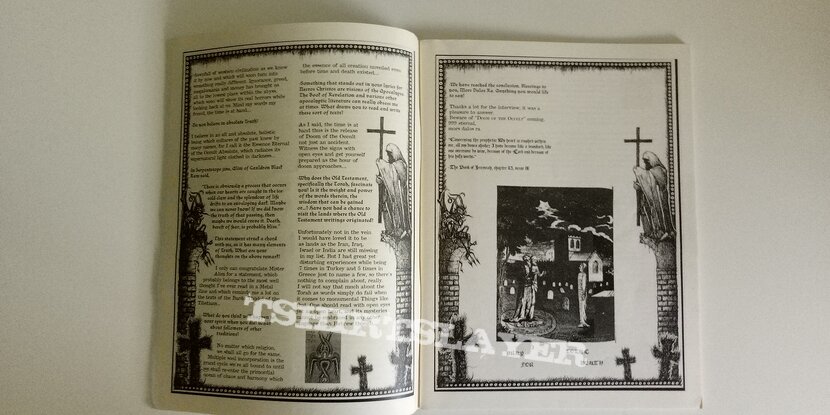 Watain CALL from the grave zine #1