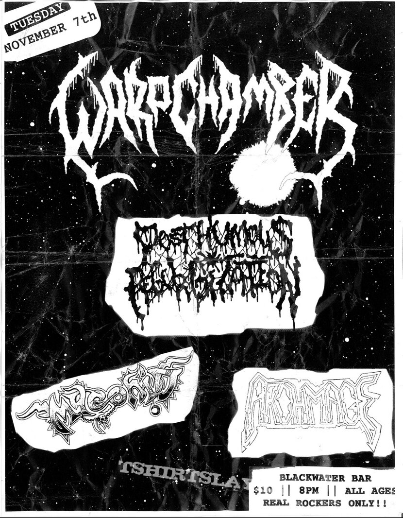 Warp Chamber Death Metal show in Portland OR