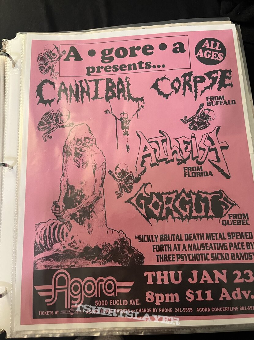 Cannibal corpse 1992 tour January 23rd