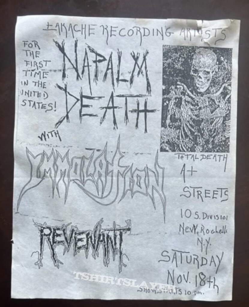 Napalm Death first time in the usa