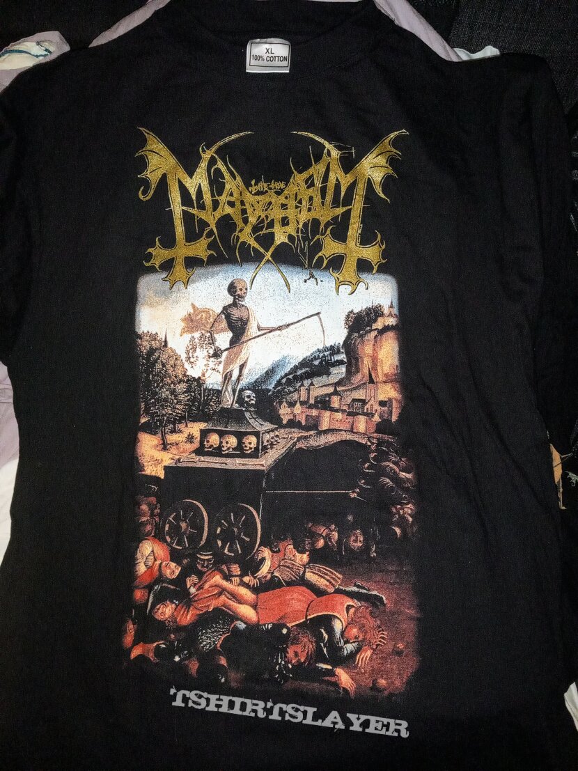 Mayhem  Rivers of Blood Longsleeve VTG 1998 doublesided Razamataz  Misantropy 125$