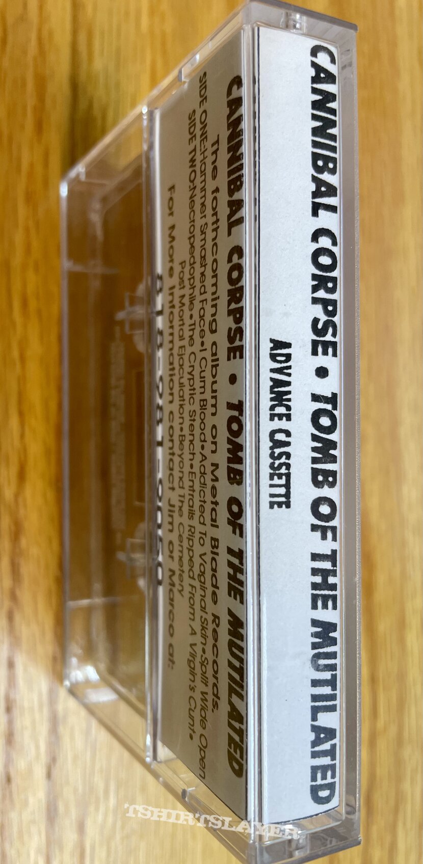 Cannibal Corpse Tomb of the Mutilated Advance Cassette