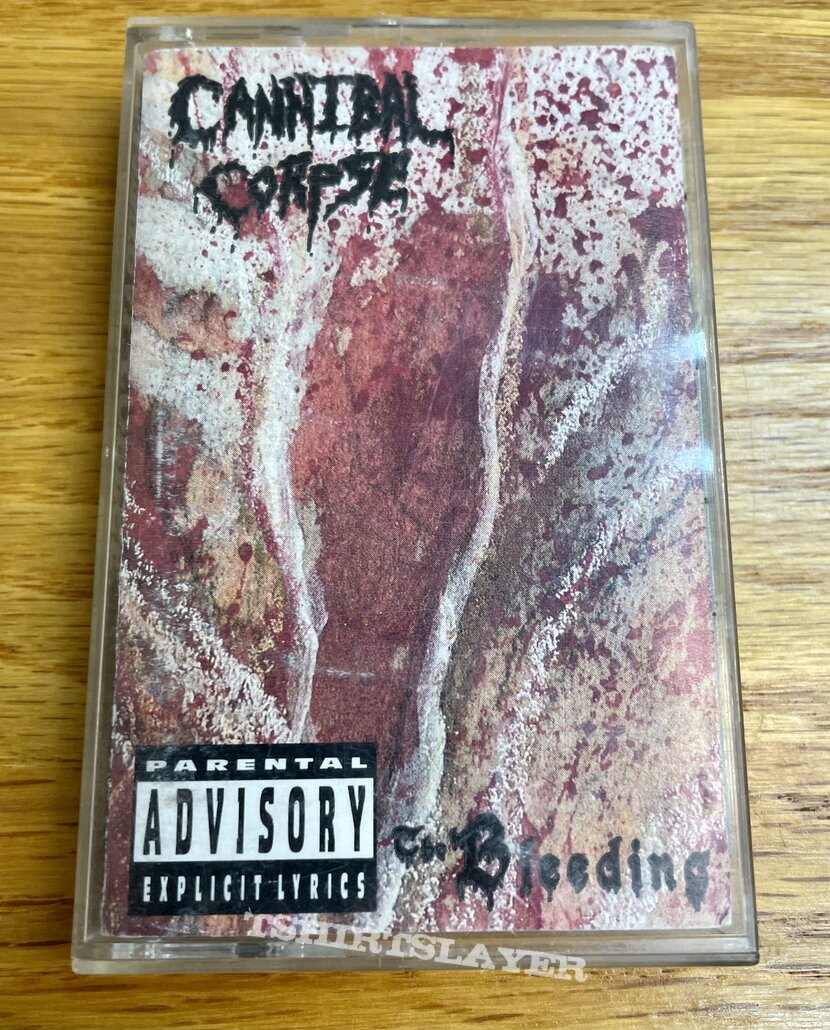 Cannibal Corpse The Bleeding Autographed Cassette