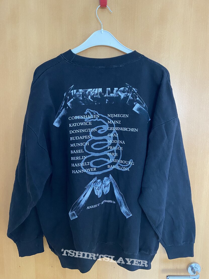 1991 Metallica Monsters of Rock Europe Tour Sweater