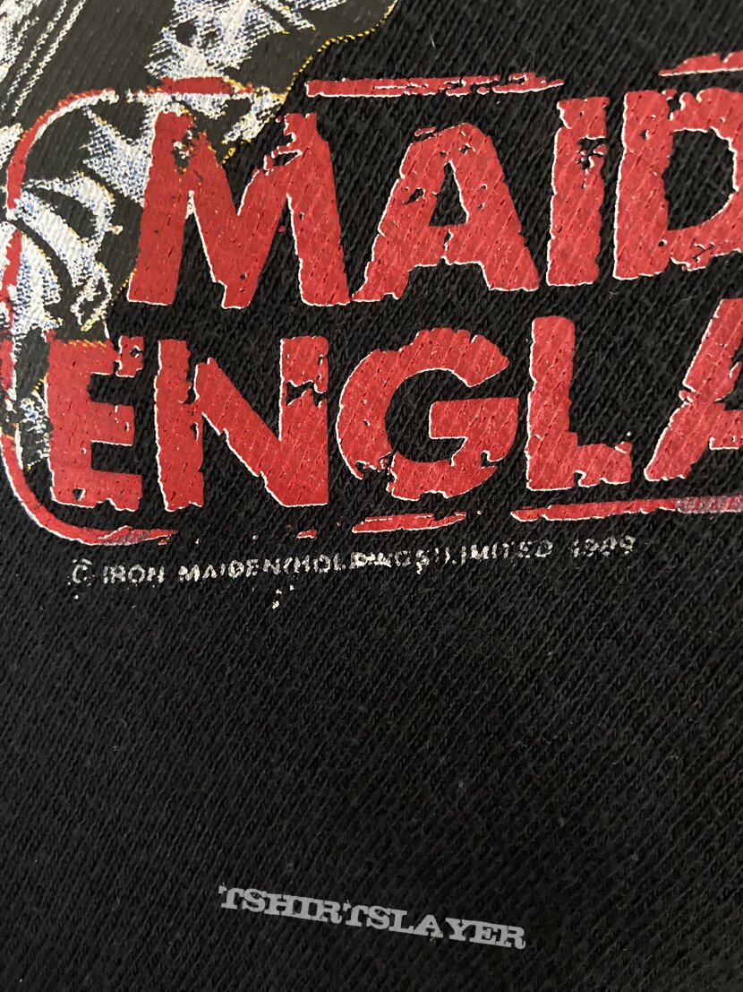 1989 Iron Maiden England Biker Sweater