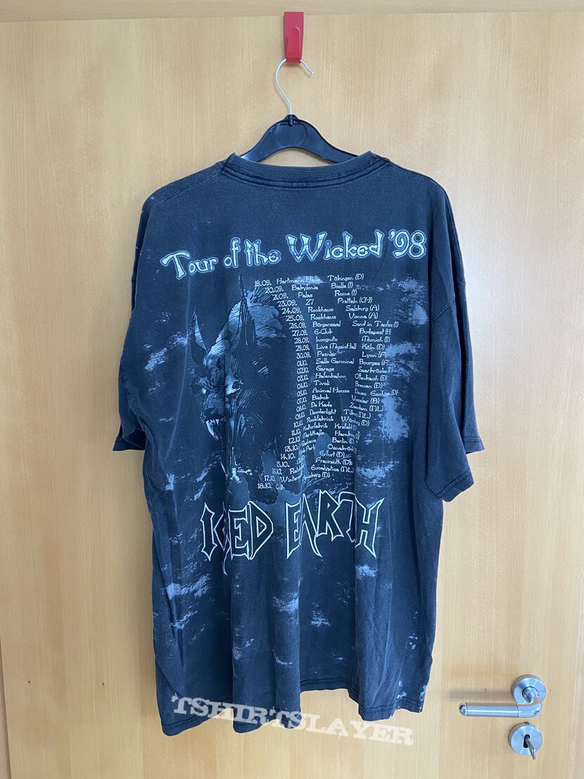 1998 Iced Earth Tour Of The Wicked all over print shirt