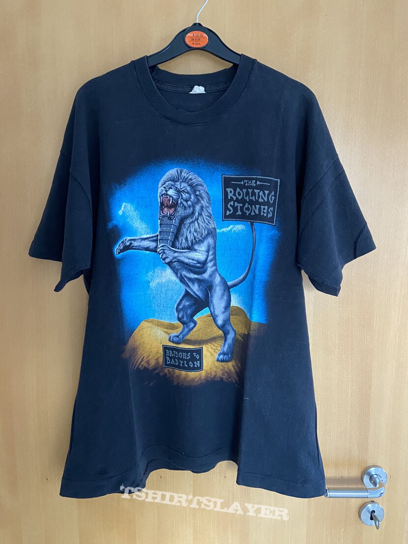 1997 The Rolling Stones Bridges To Babylon European Tour shirt