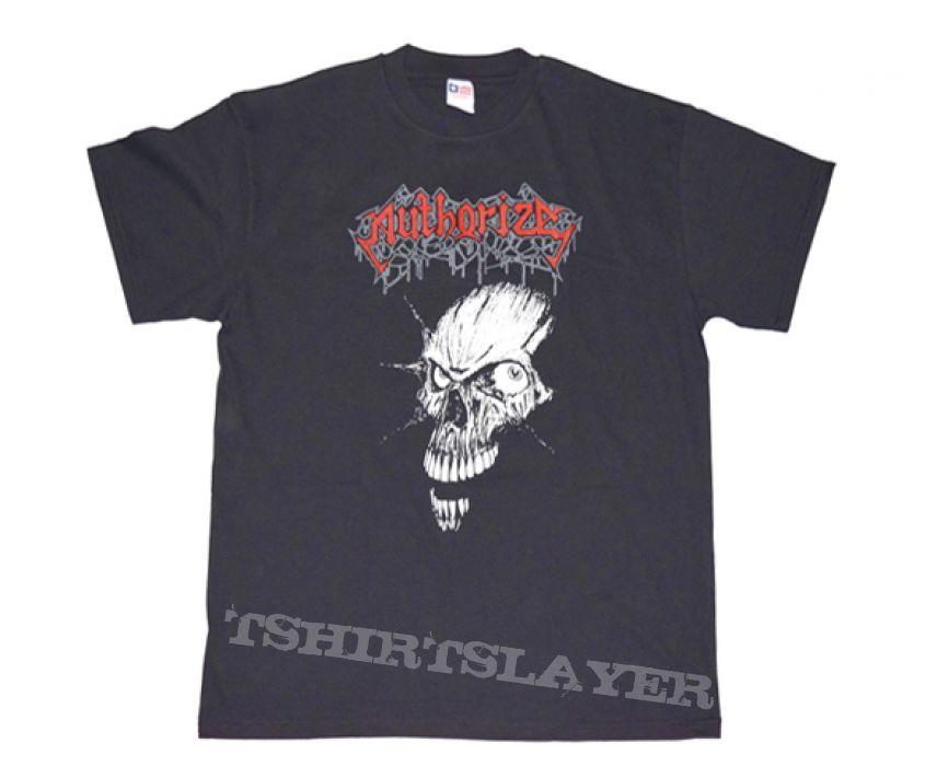 AUTHORIZE Skull tshirt official | TShirtSlayer TShirt and BattleJacket ...