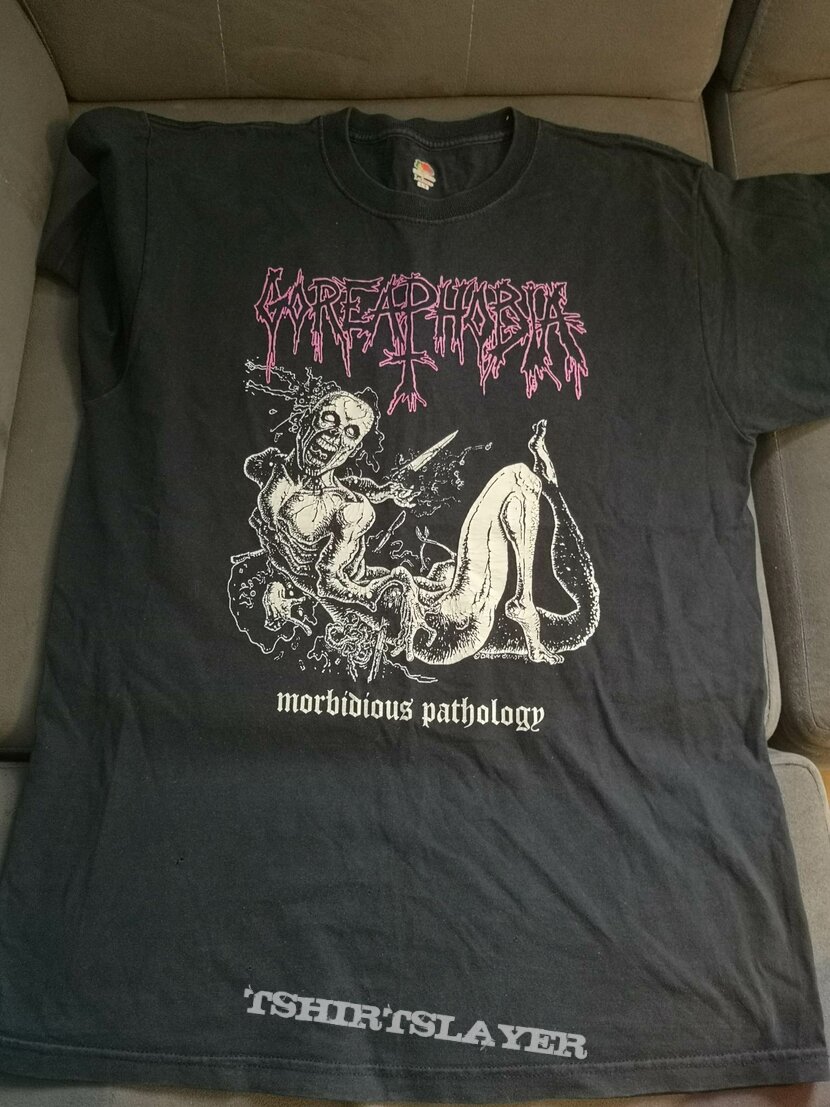 Goreaphobia Morbidious Pathology tshirt