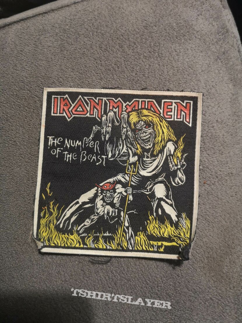 Iron Maiden The number of the beast rubber patch