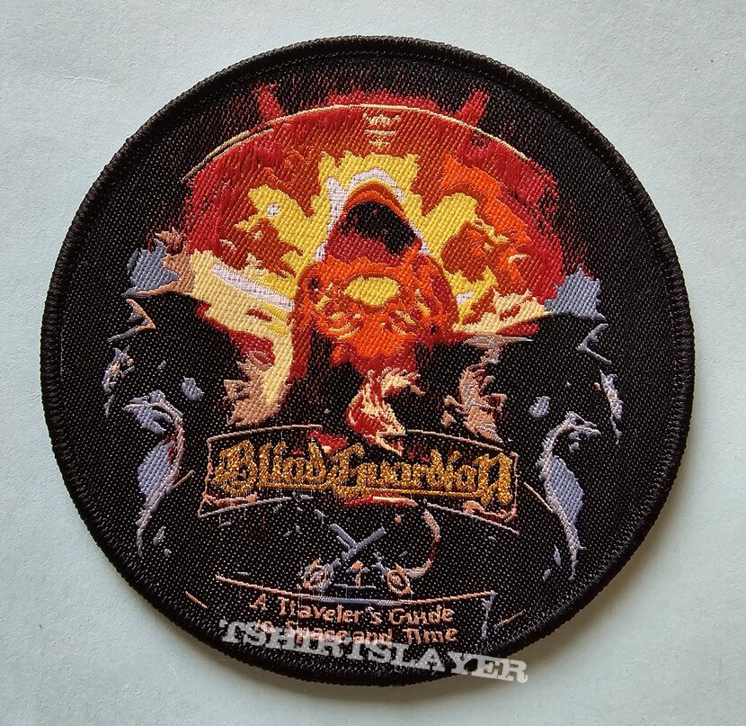 Blind Guardian A Traveler&#039;s Guide To Space And Time Circle Patch Black Border 