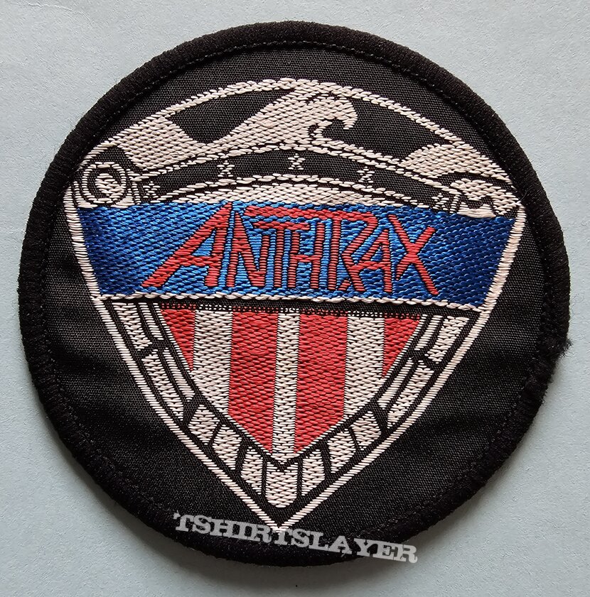 Anthrax I Am The Law Circle Patch  ( Small ) 90&#039;s 