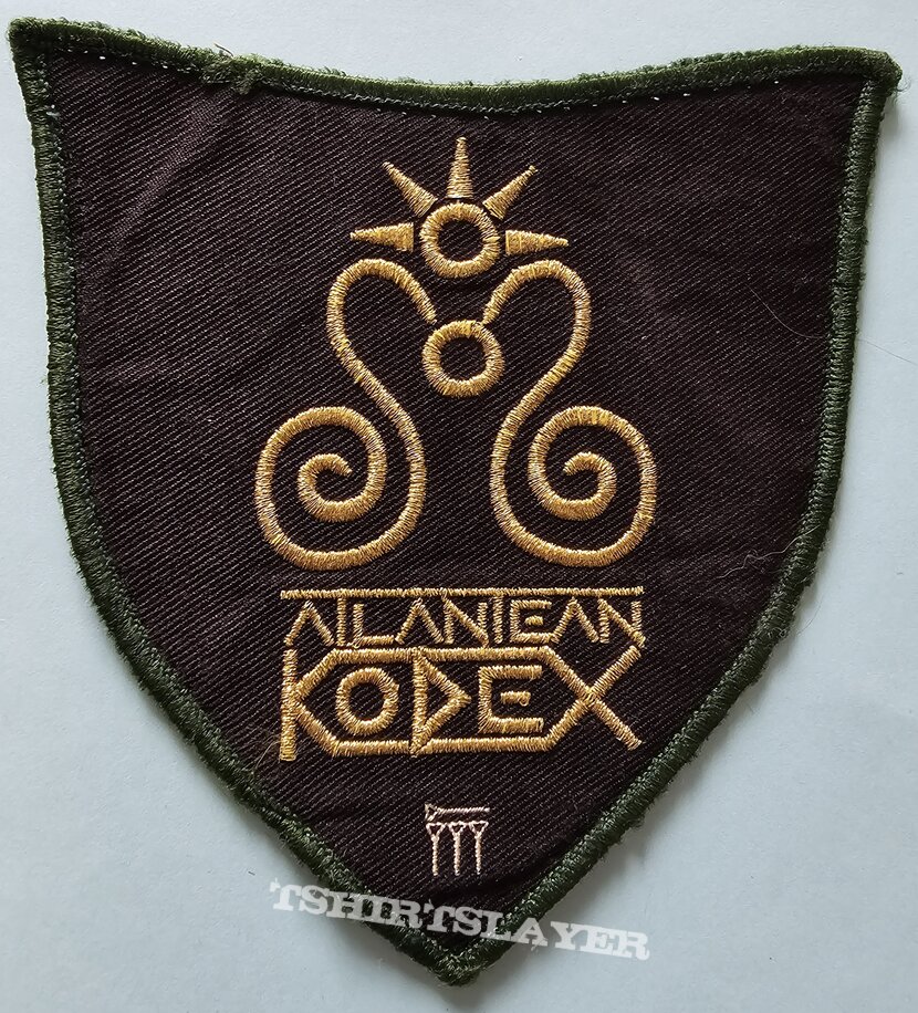 Atlantean Kodex Logo Shield Patch Green Border 