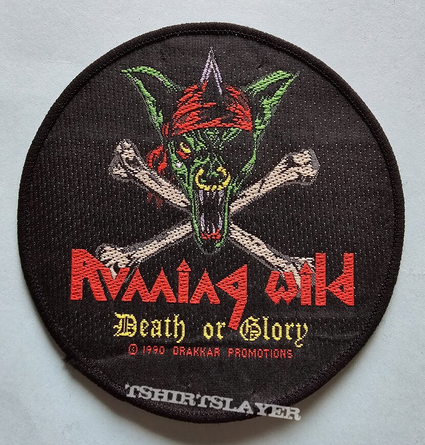 Running Wild Death Or Glory Patch (1990)