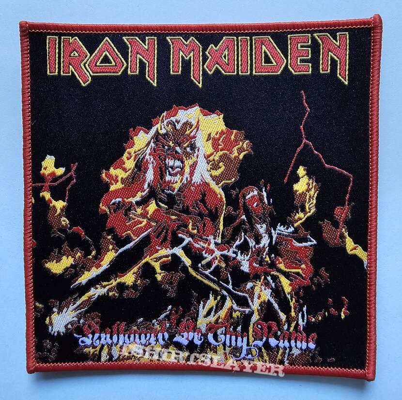 Iron Maiden Hallowed Be Thy Name Patch (Bootleg)