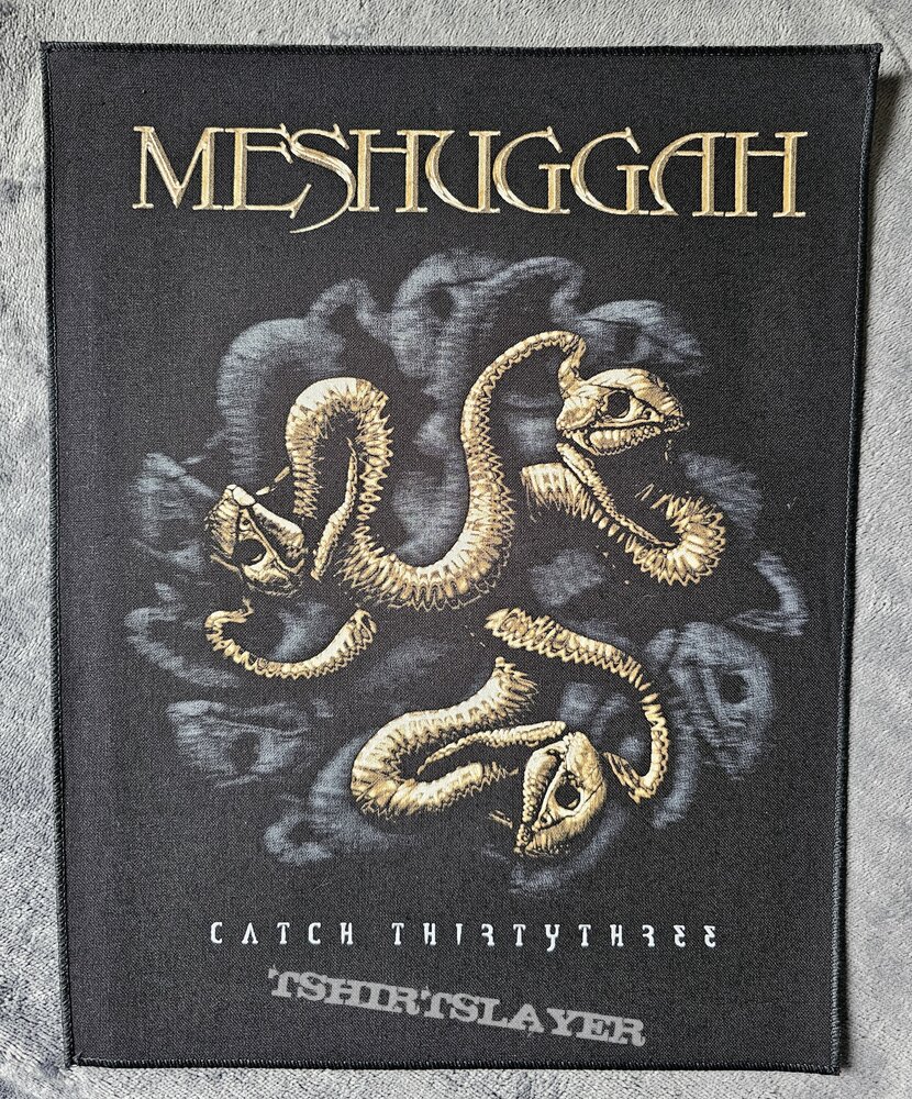 Meshuggah Catch Thirtythree Backpatch 
