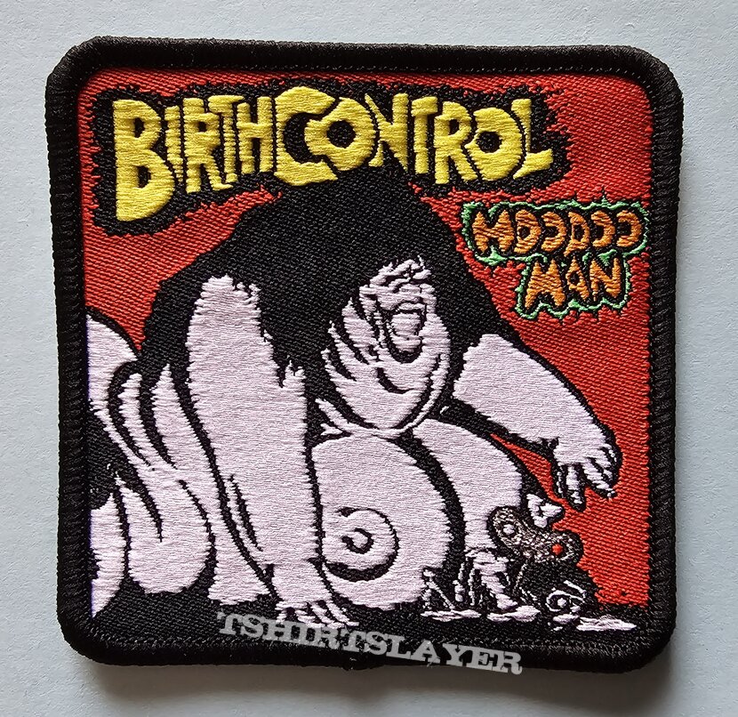 Birth Control Hoodoo Man Patch Black Border 