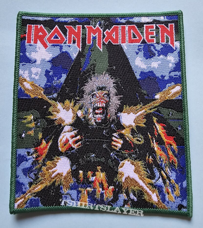Iron Maiden Tailgunner Patch Green Border 
