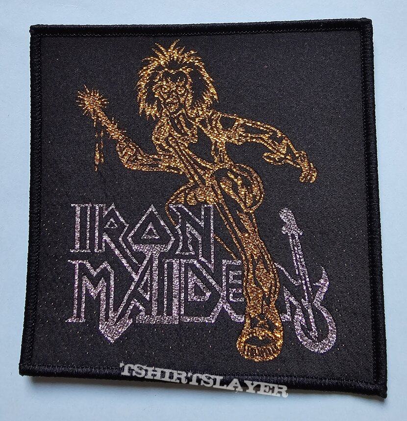 Iron Maiden Killer Patch  Silver / Gold Glitter 