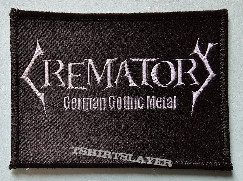 Crematory German Gothic Metal Patch 