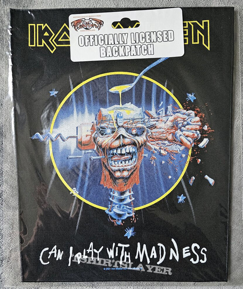 Iron Maiden Can I Play With Madness Backpatch (2021)