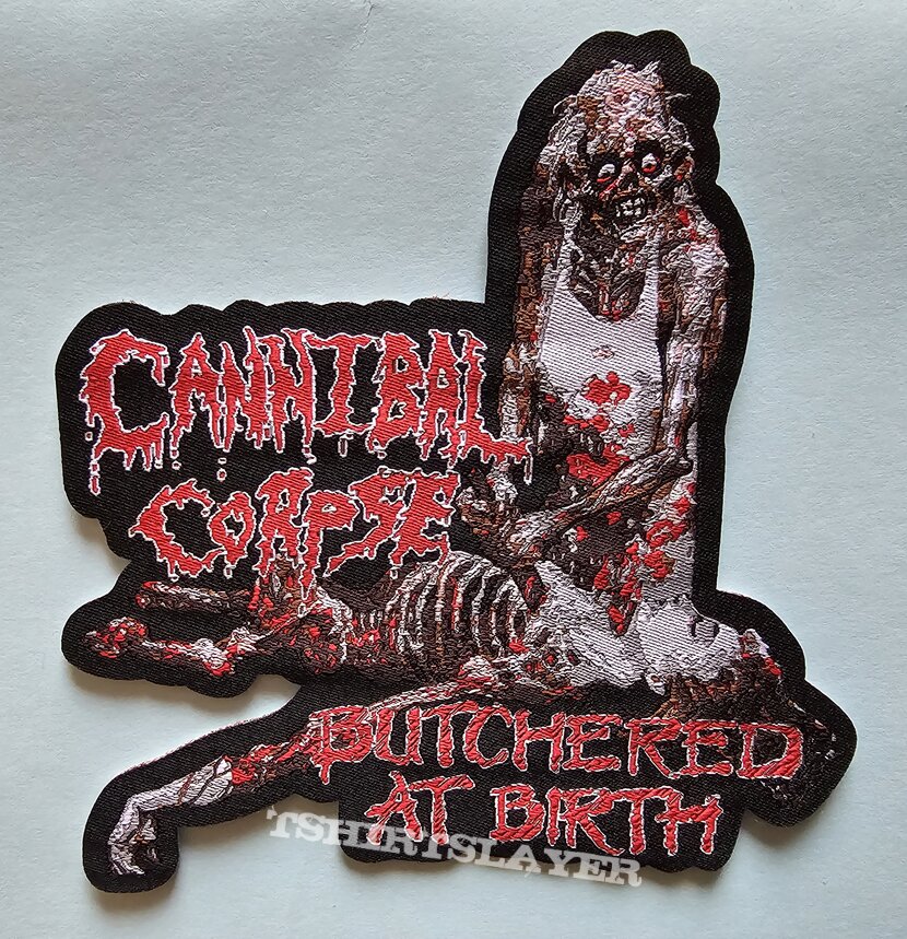 Cannibal Corpse Butchered At Birth Shape Patch 